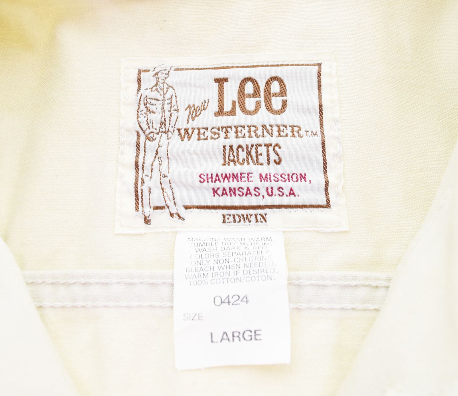 リー Lee ヴィンテージ WESTERNER ウエスターナー復刻トラッカー 