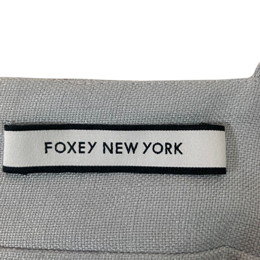 良品 FOXEY NEW YORK フォクシーニューヨーク フリル ノースリーブ