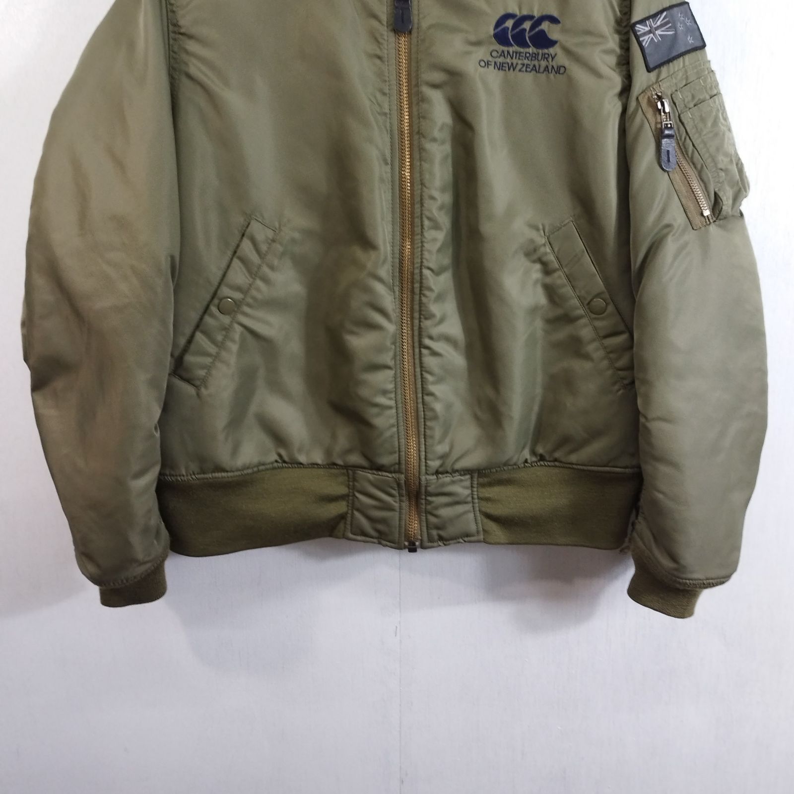 canterbury カンタベリー フライトジャケット MA-1 ブルゾン ナイロン 