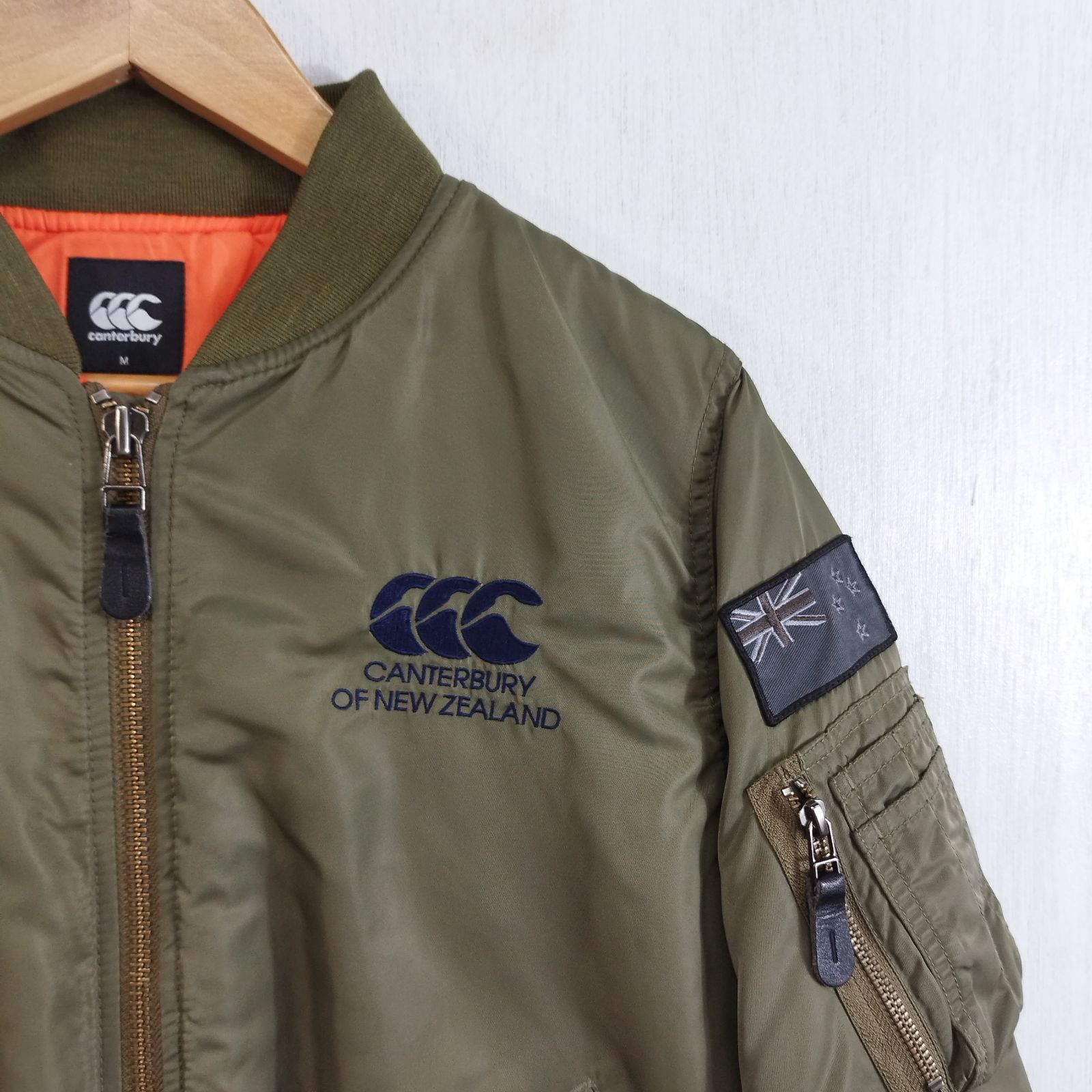 canterbury カンタベリー フライトジャケット MA-1 ブルゾン ナイロン 
