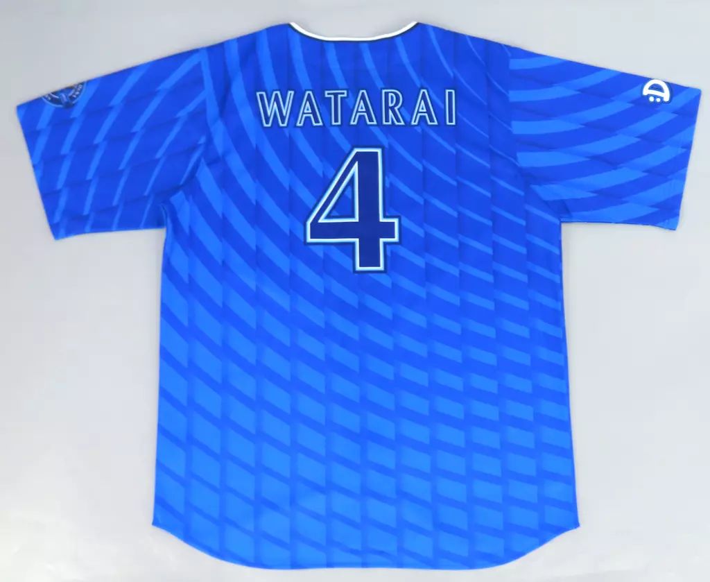 横浜DeNAベイスターズ 度会隆輝選手 ハイクオリティーレプリカユニフォーム 青 中古】衣料雑貨 度会隆輝#4(横浜DeNAベイスターズ) 2024ハイ
