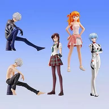 中古】トレーディングフィギュア 全5種セット 「ヱヴァンゲリヲン新