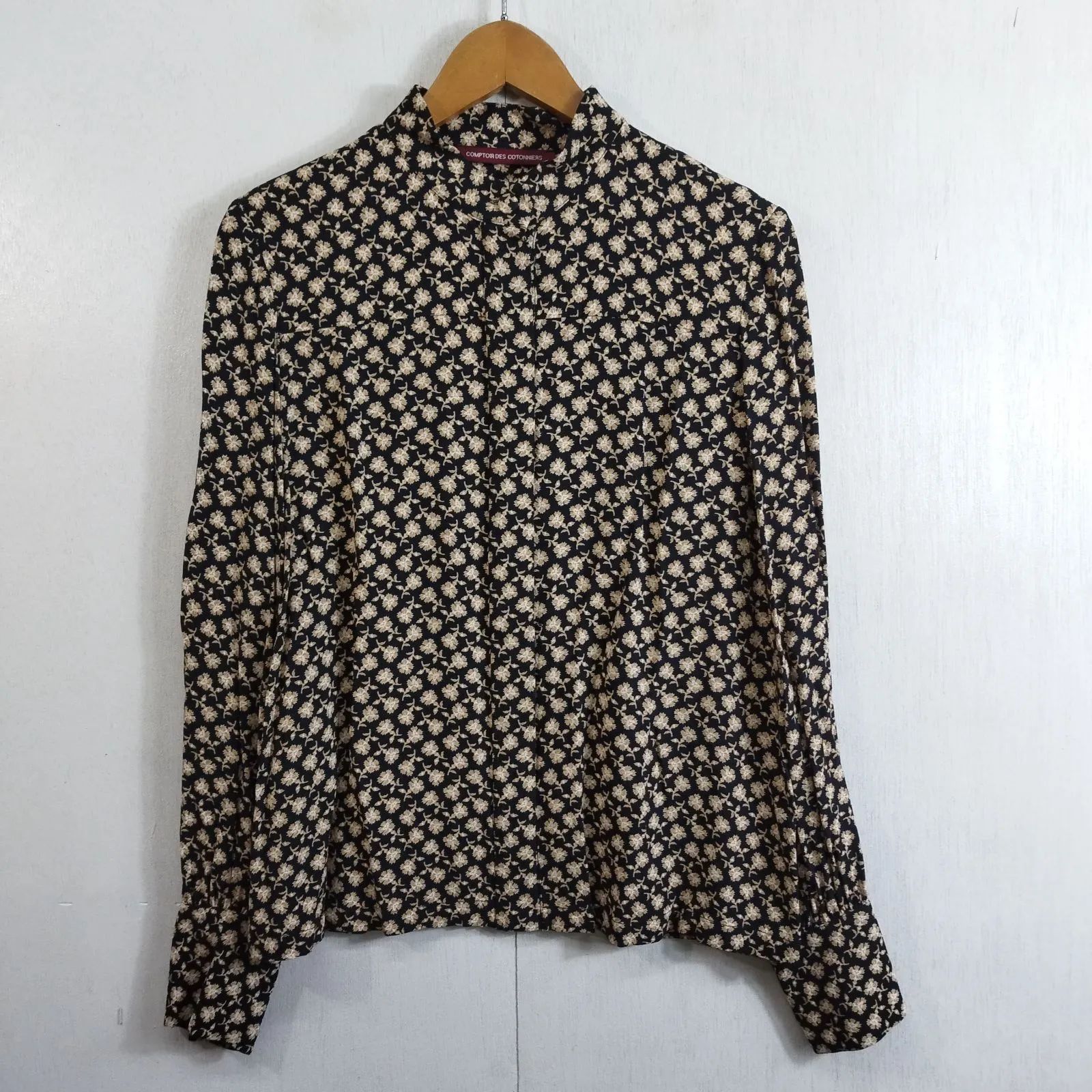 COMPTOIR DES COTONNIERS コントワーデコトニエ 小花柄 シャツ 