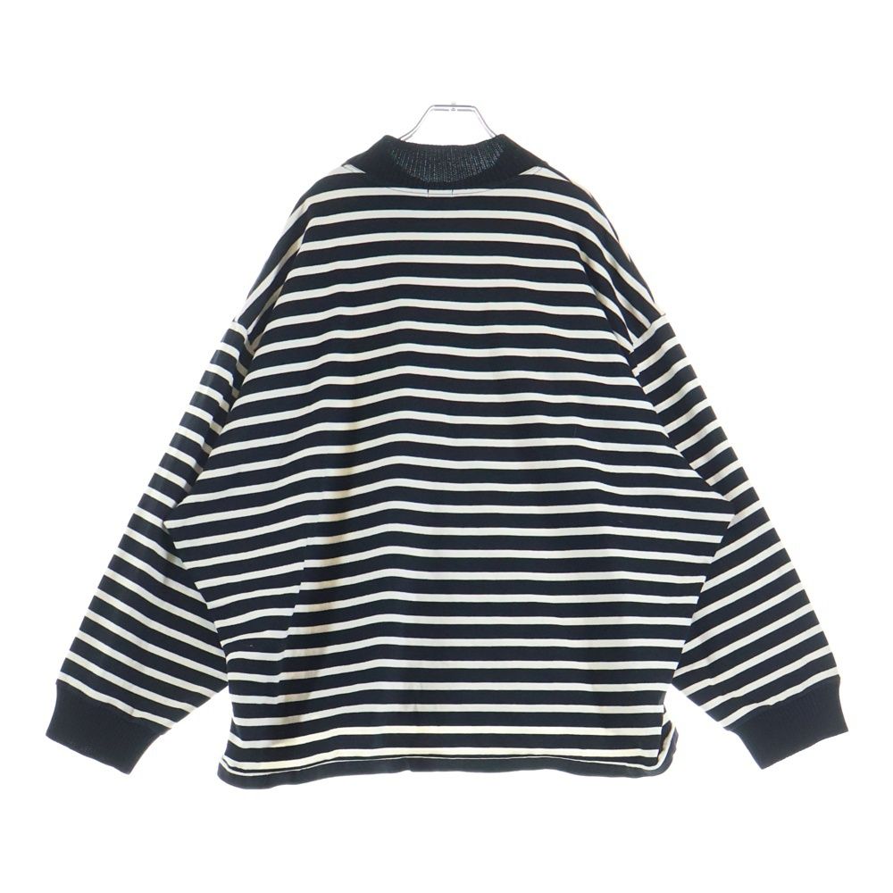 kolor (カラー) BEACON ビーコン ボーダー モックネック 長袖Tシャツ 