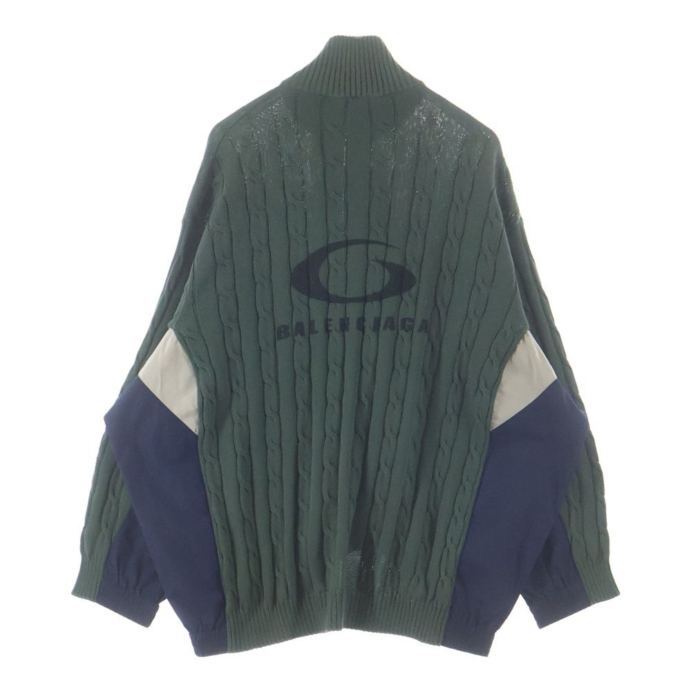 BALENCIAGA (バレンシアガ) HYBRID JACKET ドッキングデザイン バック