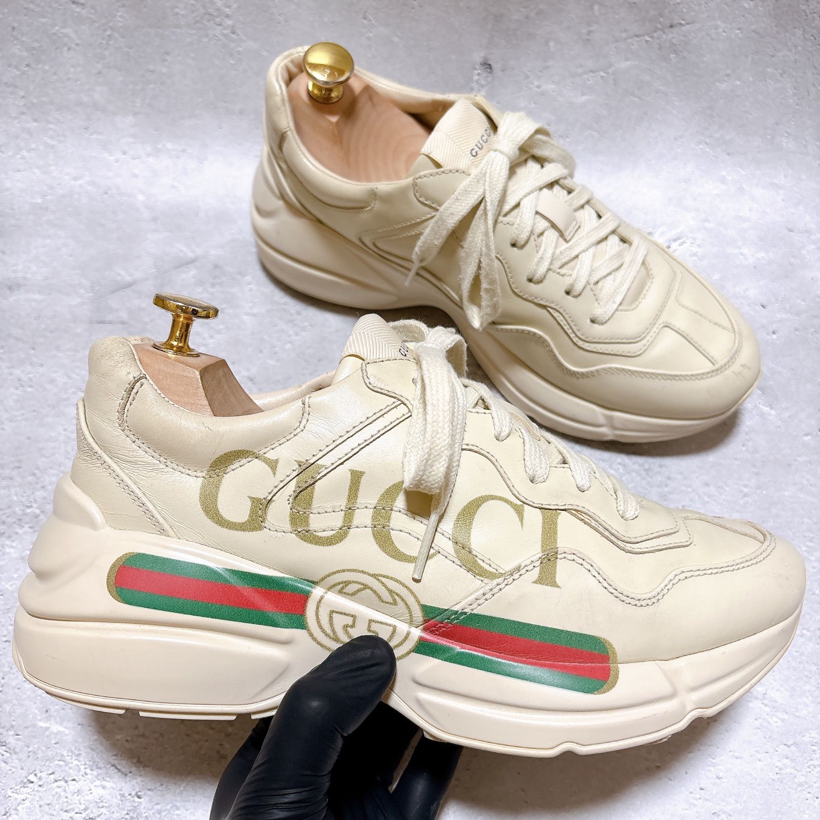 GUCCI レディース スニーカー 25cm - メルカリ