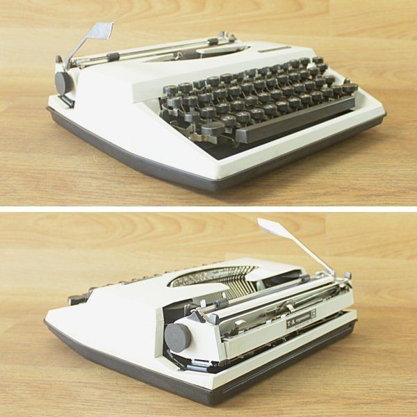 現状品)ADLER/アドラー タイプライター TIPPAS ハードケース付き 