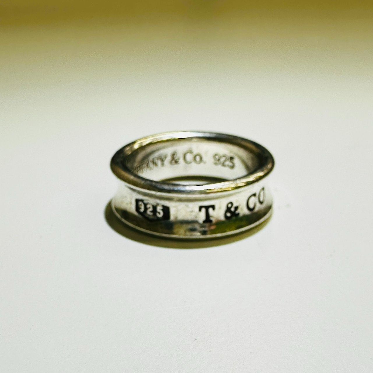 錦】Tiffany＆Co. ティファニー リング 指輪 ナロー 1997 SV925 10号