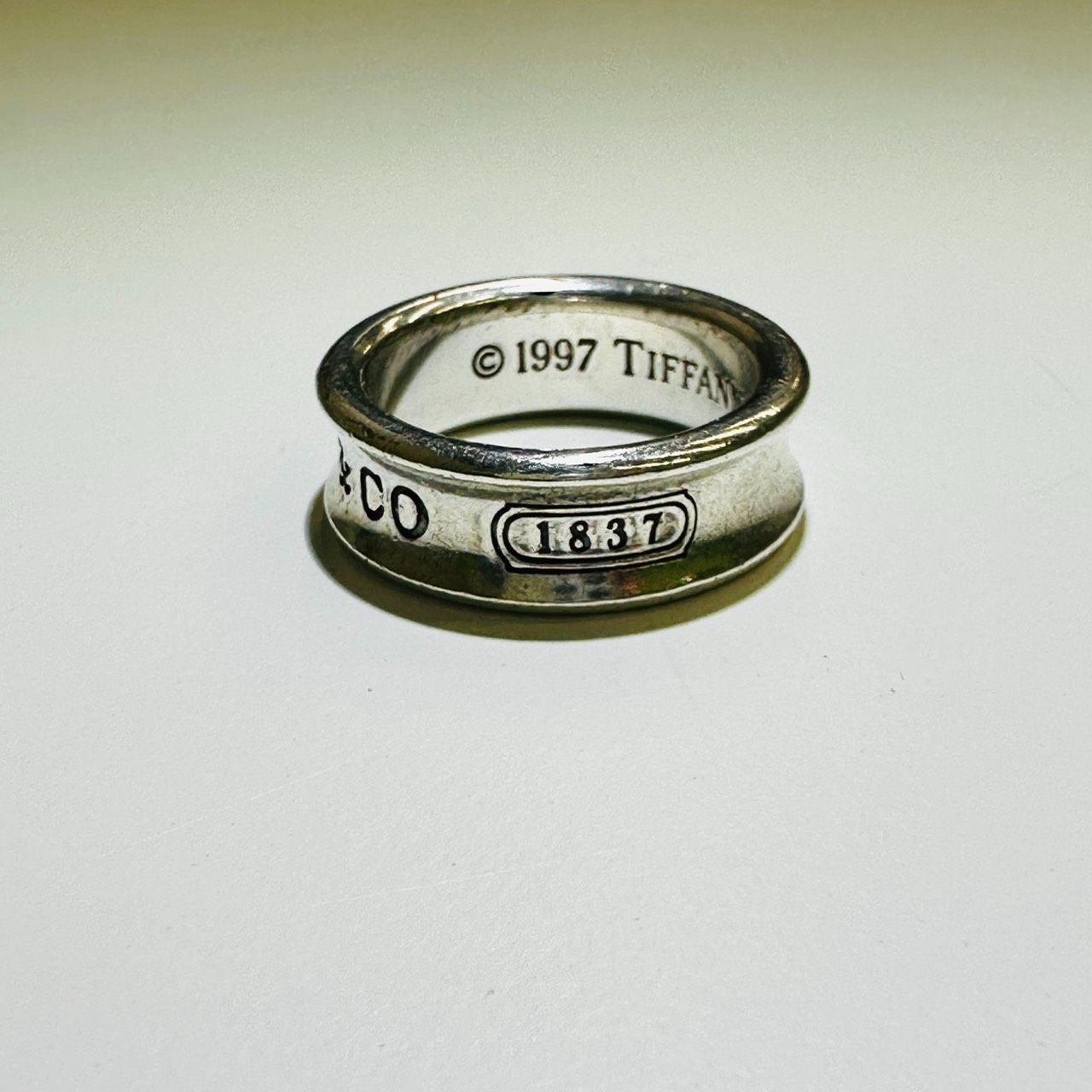 【希少1997年製】10号Tiffany & Co. 925ナローUSED 錦】Tiffany＆Co. ティファニー リング 指輪 ナロー 1997 SV925 10号