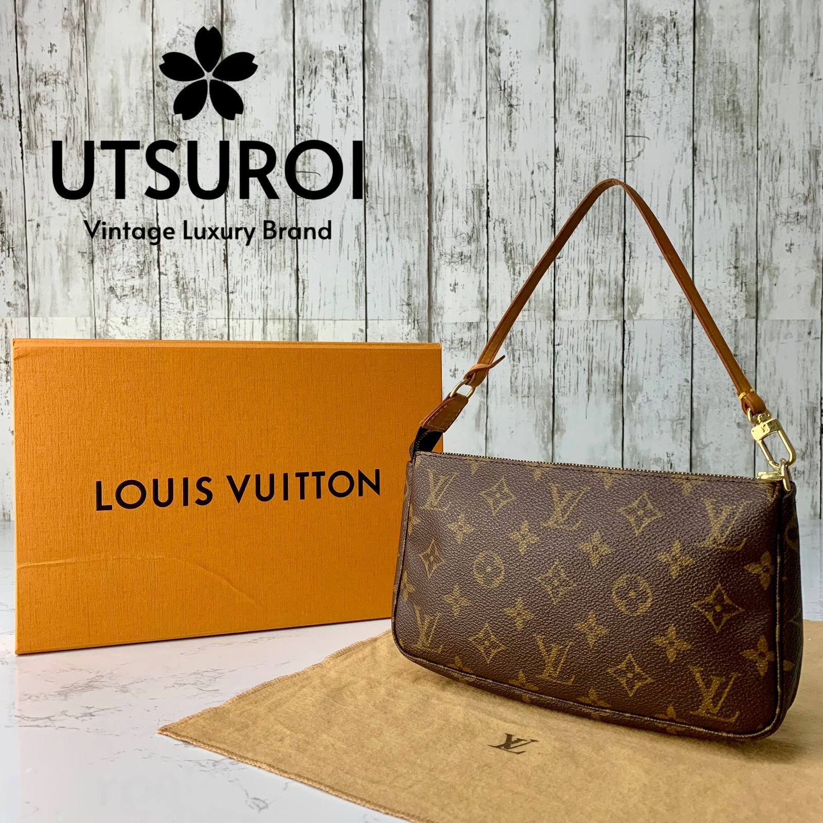 LOUIS VUITTON ポシェット・アクセソワール モノグラム ハンドバッグ 