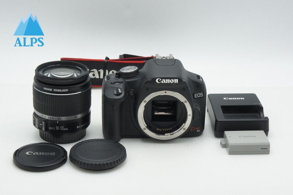 良品 Canon キヤノン EOS Kiss X3 レンズキット (EF-S 18-55mm F3.5