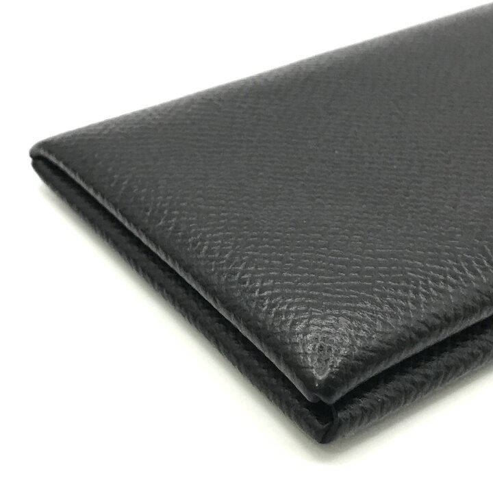 メンズ 美品 HERMES エルメス カルヴィ エプソン カードケース レザー