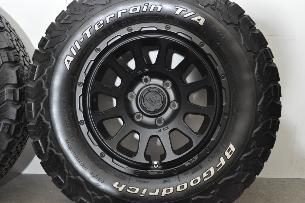 美品 人気】デルタフォース オーバル 17in 8J +20 PCD139.7 BFグッド