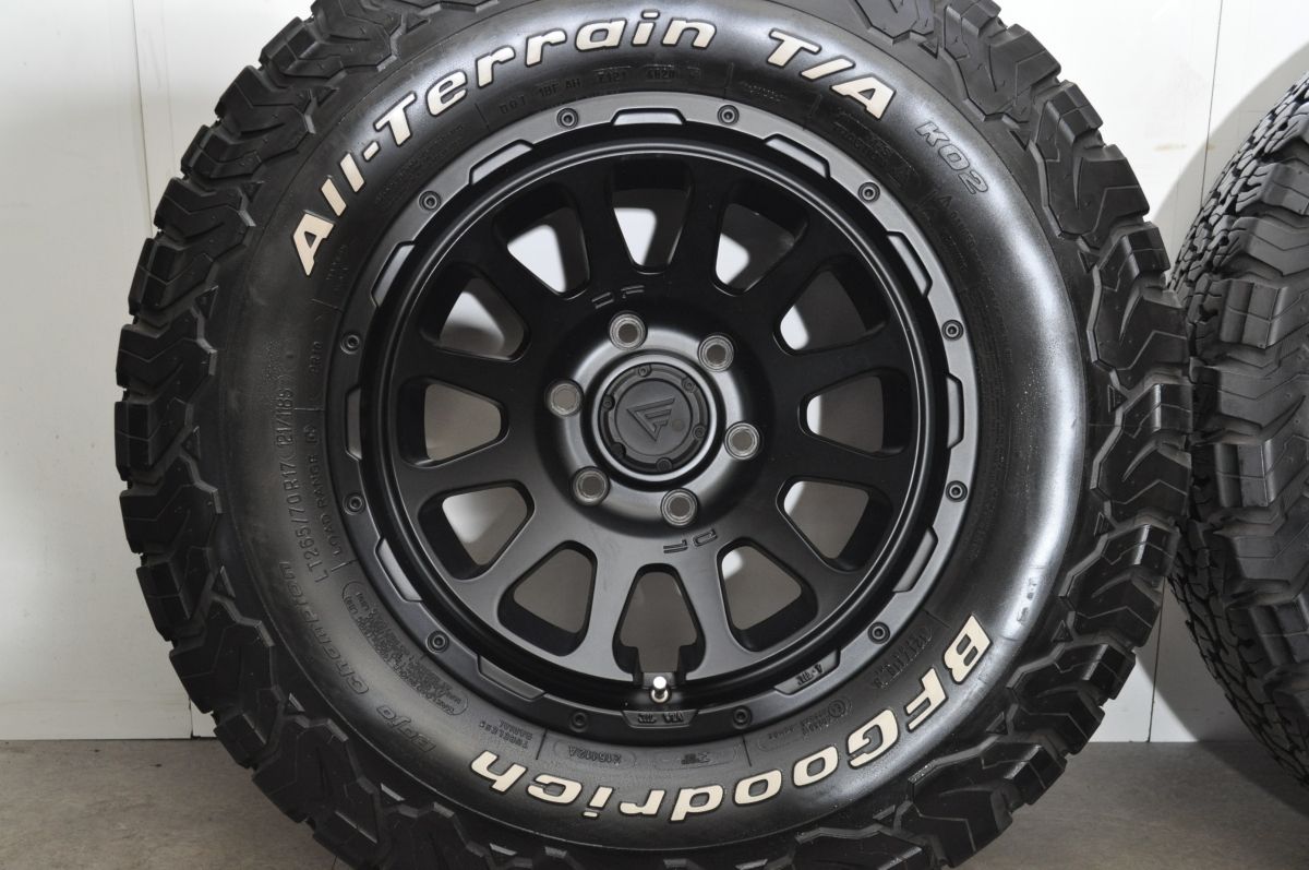 美品 人気】デルタフォース オーバル 17in 8J +20 PCD139.7 BFグッド