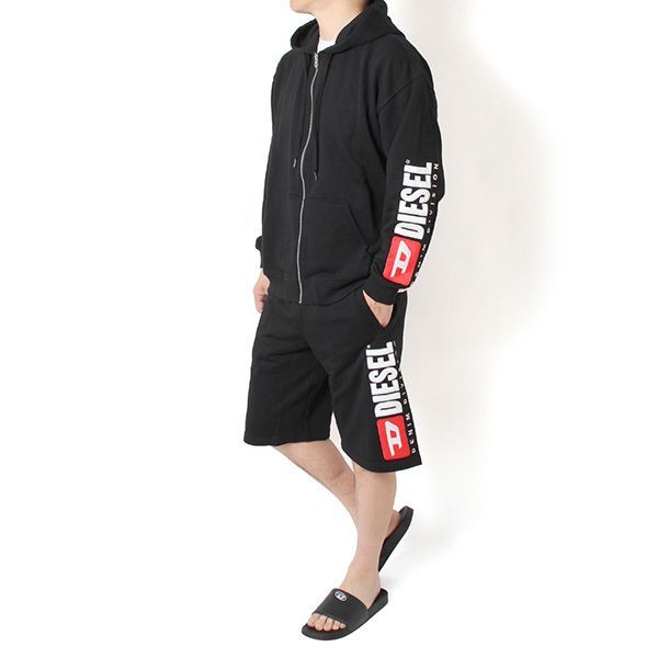 26SSモデル ディーゼル DIESEL パーカー+ショートパンツ セットアップ
