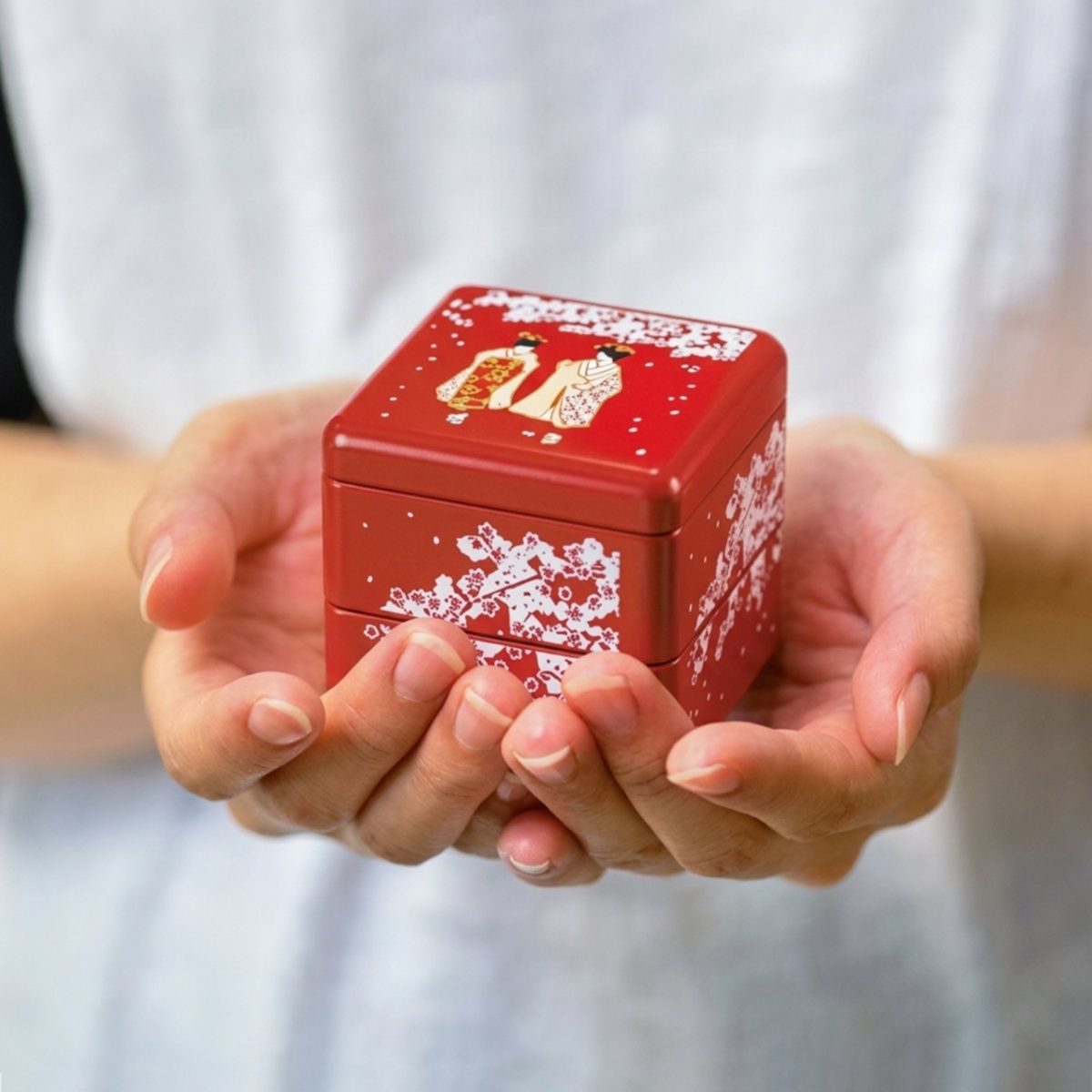 お重 ミニお重珍味角 HAKOYA 160ml （ 日本製 プラスチック 小さい