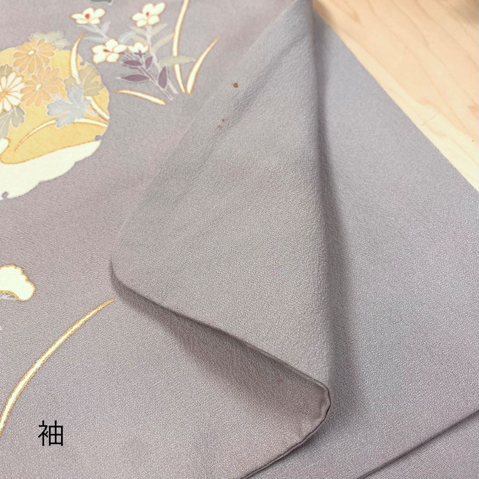 美品 逸品 上品 京友禅 金彩加工 正絹 訪問着 K1272 - メルカリ