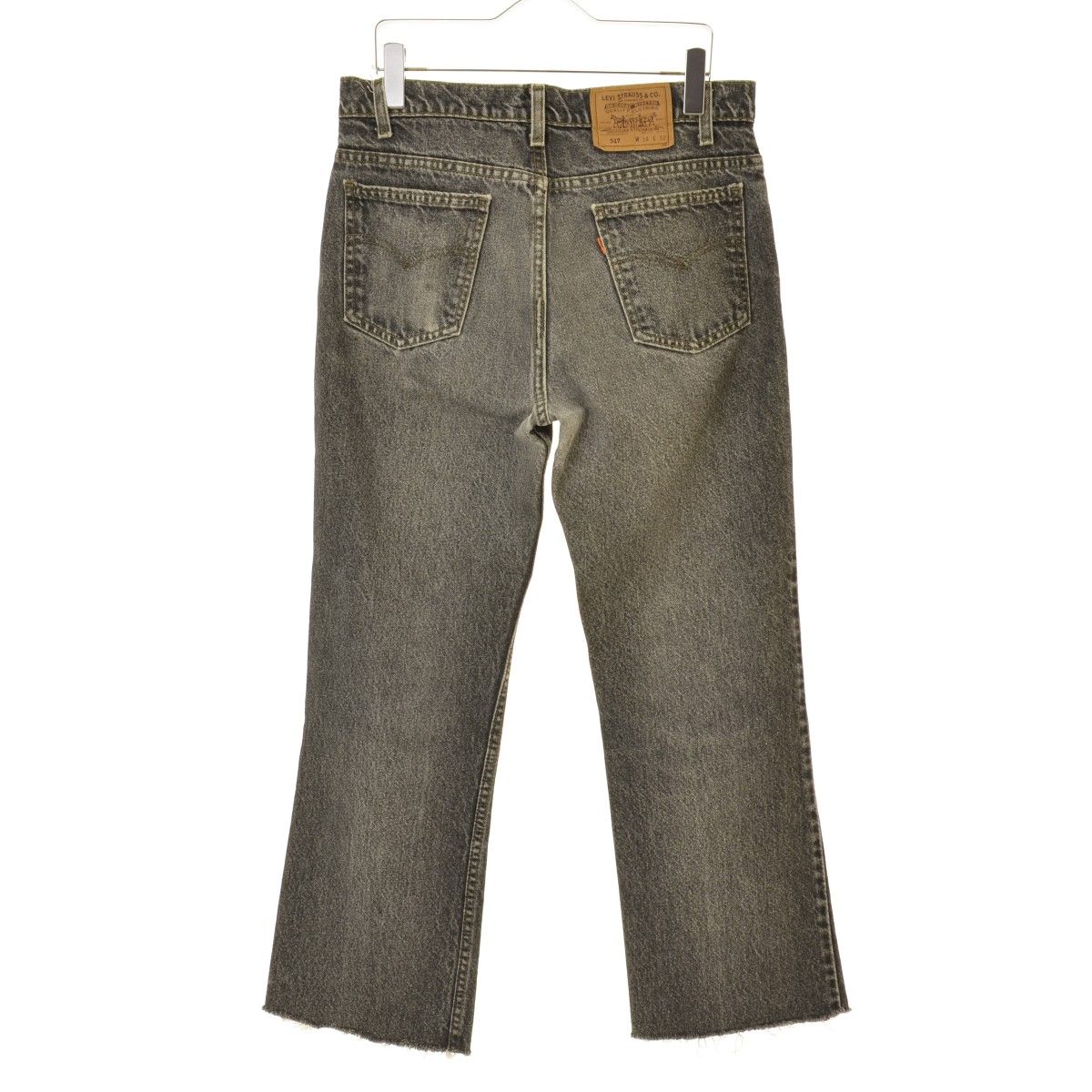 LEVIS】90s USA製 40517 オレンジタブ 先染め ブラック カットオフ 