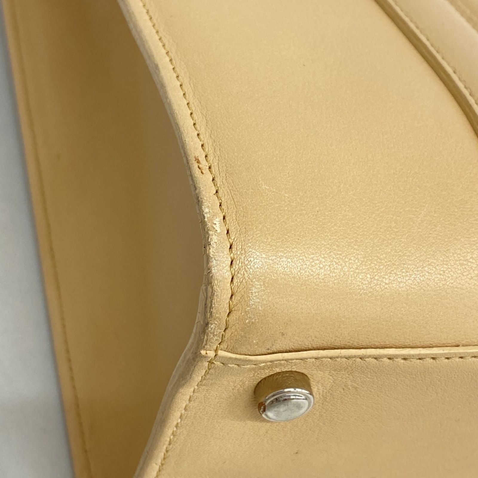 カルティエ(Cartier) カルティエ トートバッグ カボション レザー 
