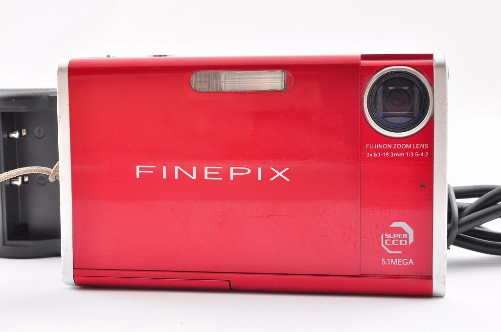후지필름 파인픽스 Z2 5.1MP 3배 줌 디지털 카메라 컴팩트 디지털 카메라 레드