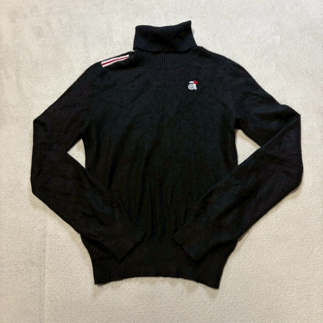 【美品】アルチビオ archivio ブラック セーター Mサイズ　長袖　黒 美品】アルチビオ archivio ブラック セーター Mサイズ 長袖 黒 【公式