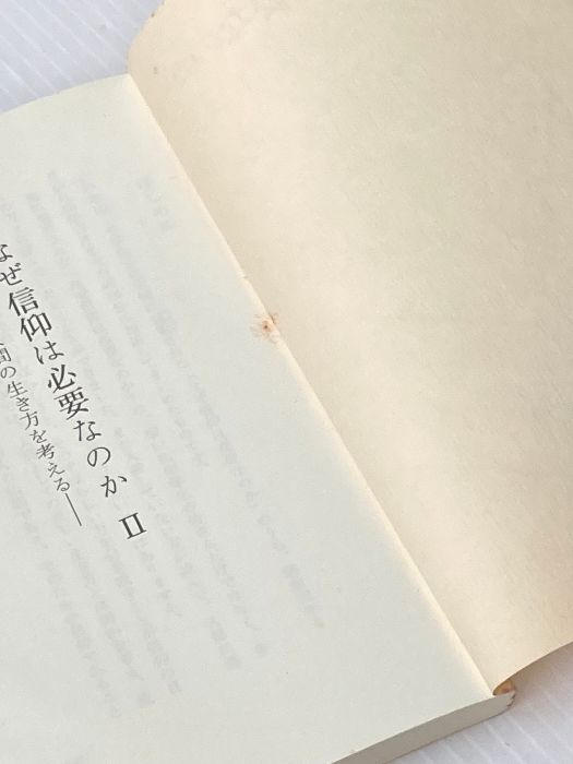 カバー無し なぜ信仰は必要なのか Ⅱ(1986年) (創価学会青年思想