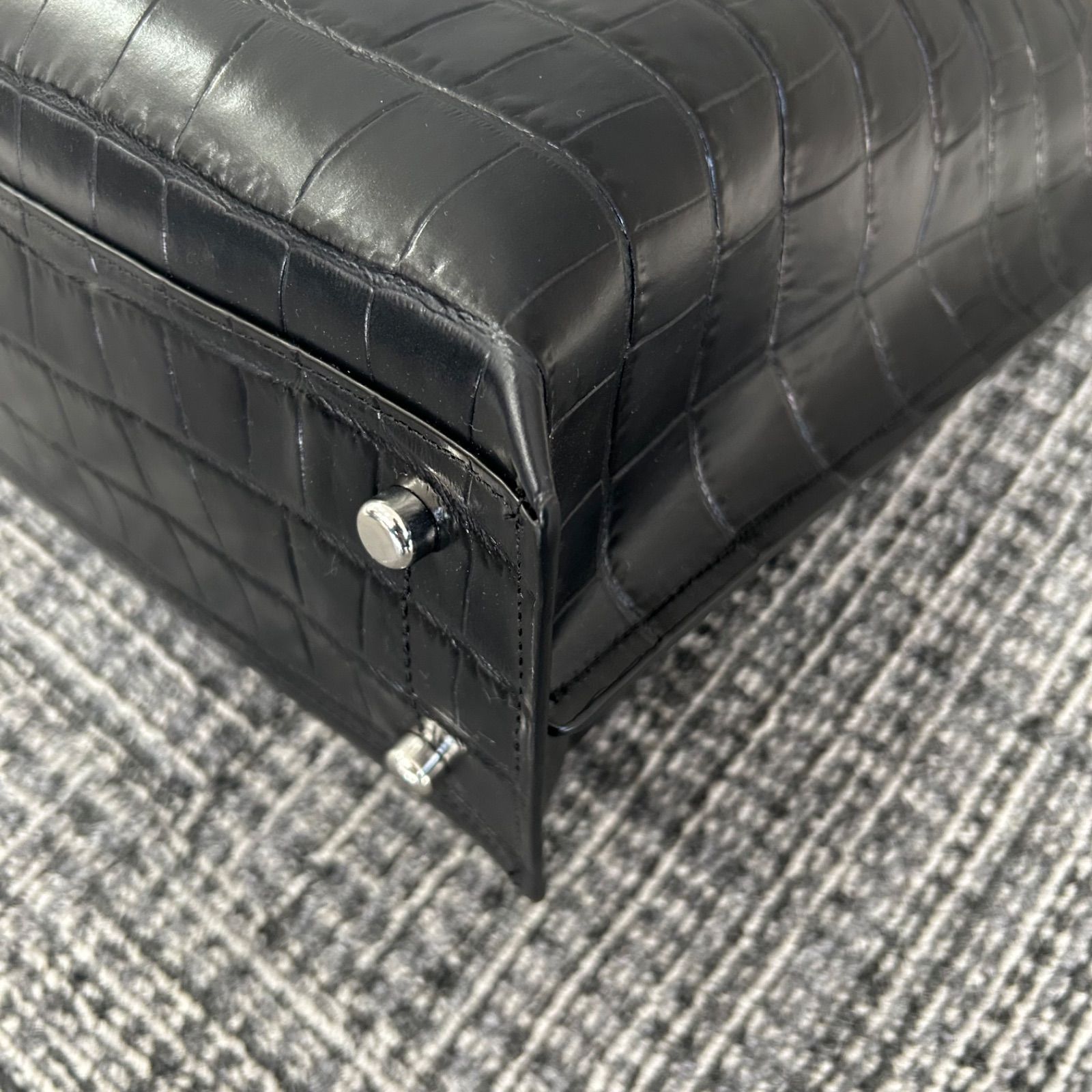 未使用 コーチ coach クロコ型 ウィロウ トートバッグ CP140 - メルカリ