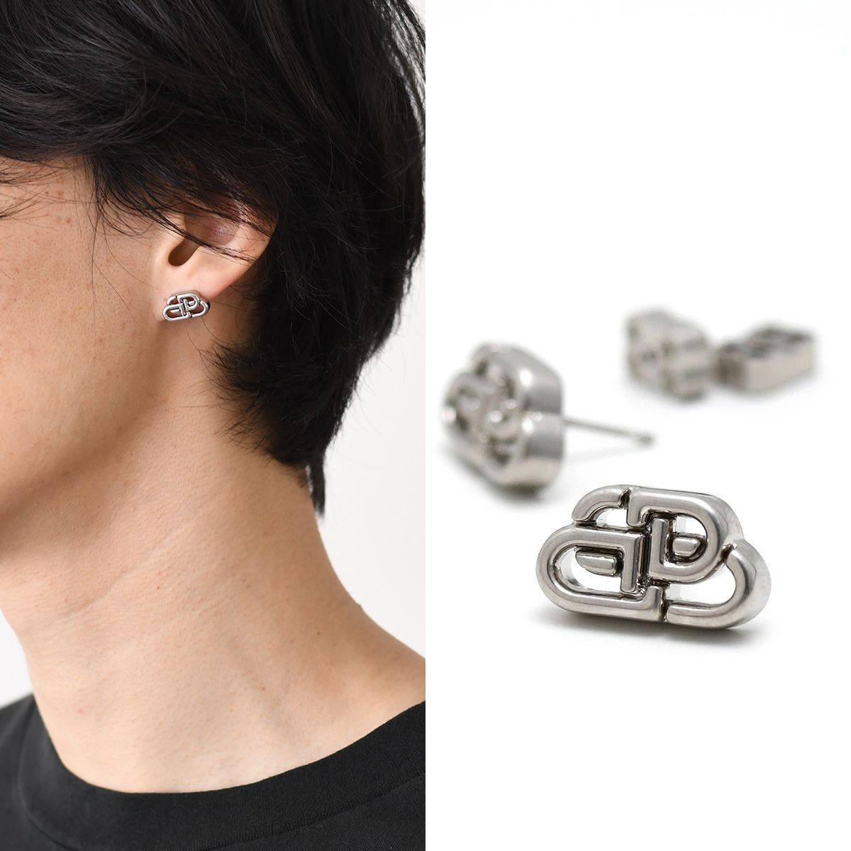 BALENCIAGA バレンシアガ ピアス アクセサリー BB XS STUD 594709