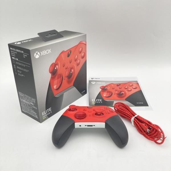 【中古】ｹﾞｰﾑOP）マイクロソフト/Xbox Elite/ワイヤレス コントローラー Series 2 Core (レッド)/RFZ-00015[6][240006571324]
