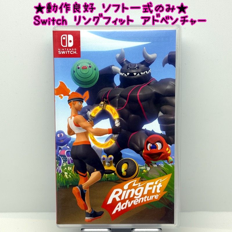 ☆動作良好 ソフト一式のみ☆Switch リングフィット アドベンチャー 