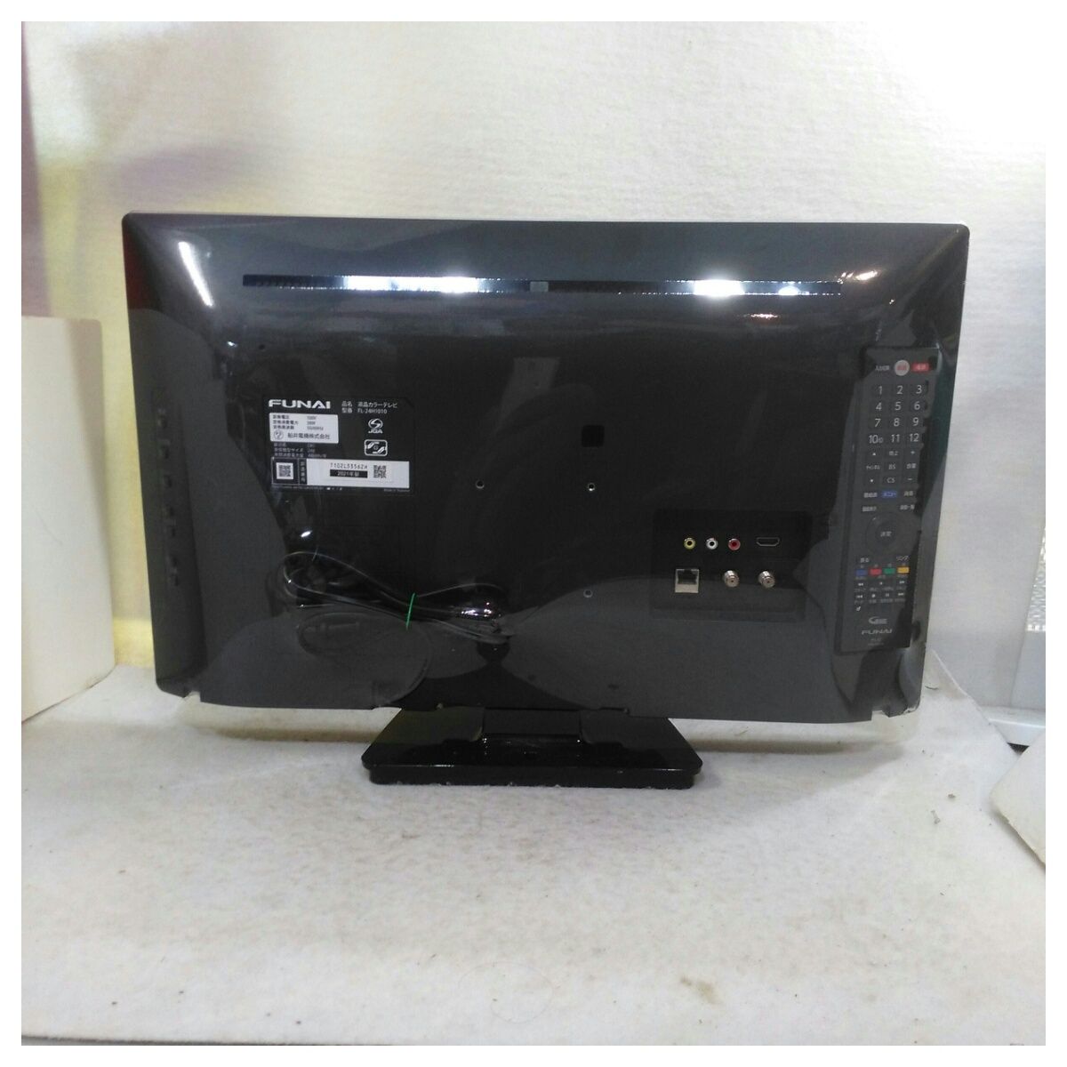 動作確認済】【中古】本体・リモコンのみ フナイ 24型 液晶テレビ FL 