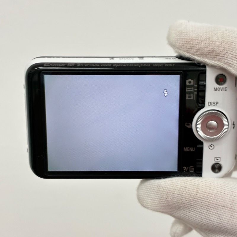 現状 SONY ソニー サイバーショット DSC-WX7 白色 デジタルカメラ