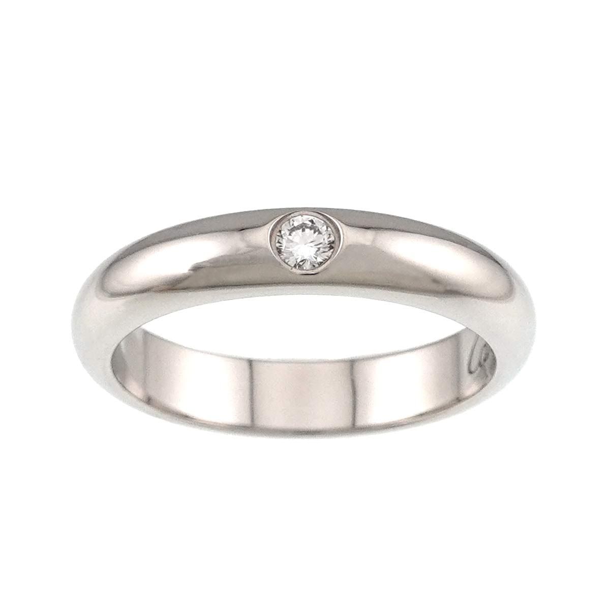 カルティエ Cartier 1895 クラシック #48 リング ダイヤ 1P Pt カルティエ Cartier 1895 クラシック #48 リング ダイヤ 1P Pt