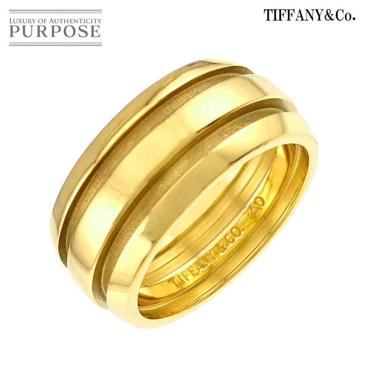 TIFFANY&Co. ティファニー アトラス リング 指輪 9号 18金 K18 