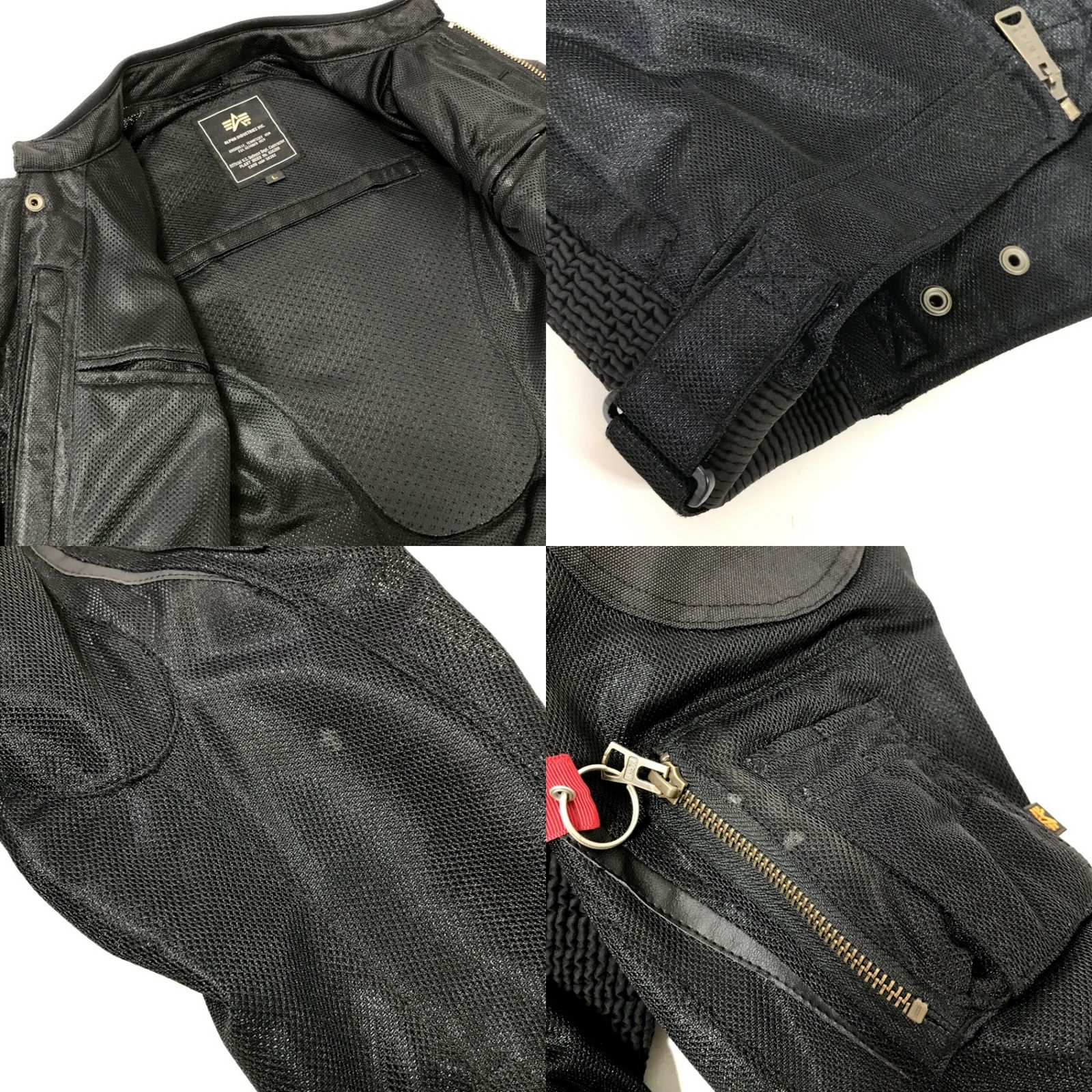 お一人　ALPHA アルファインダストリーズ メッシュジャケット ALPHA INDUSTRIES アルファインダストリーズ メッシュジャケット