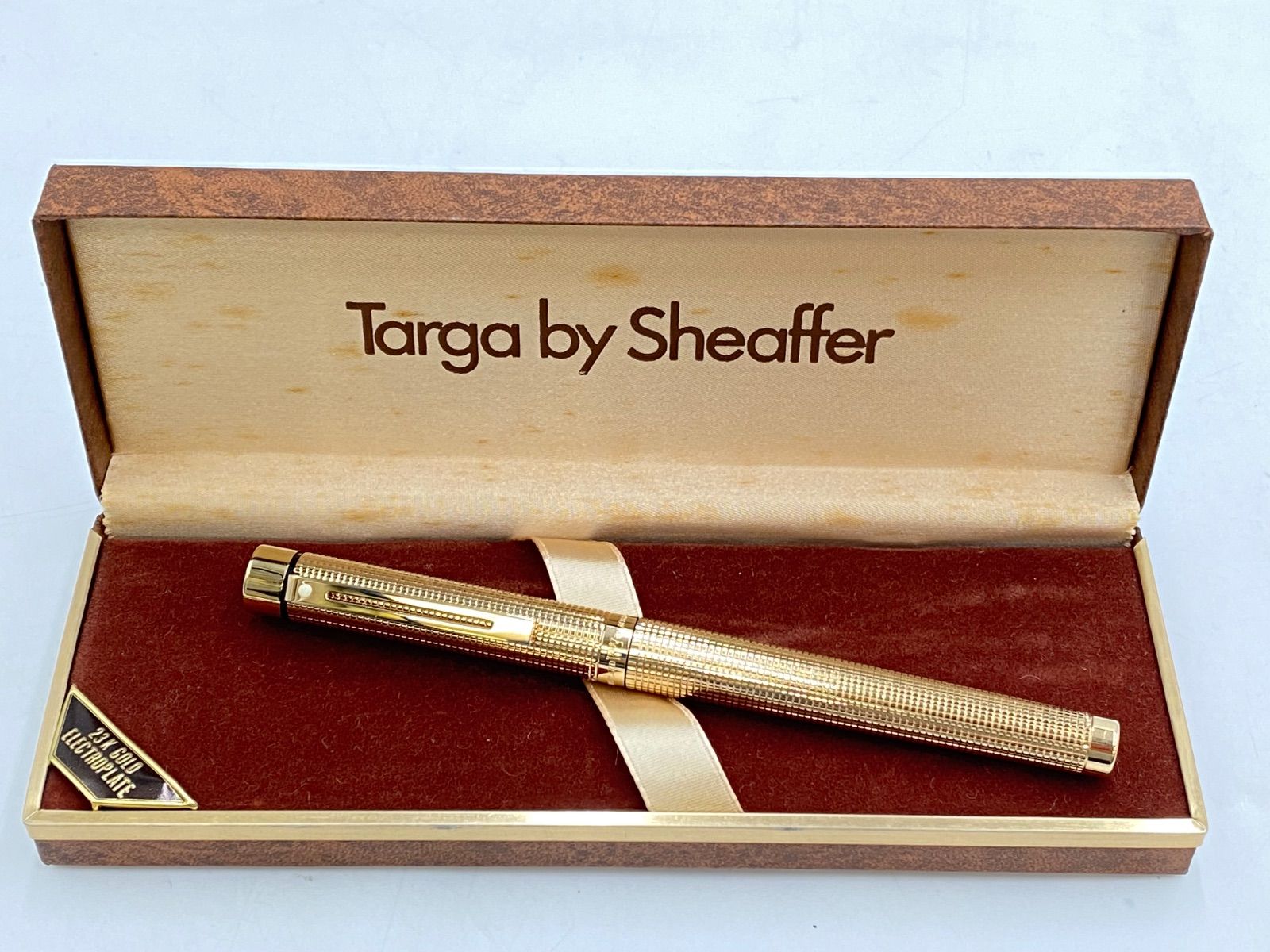 Sheaffer シェーファー Targa タルガ 万年筆 ペン先14K ケース付き