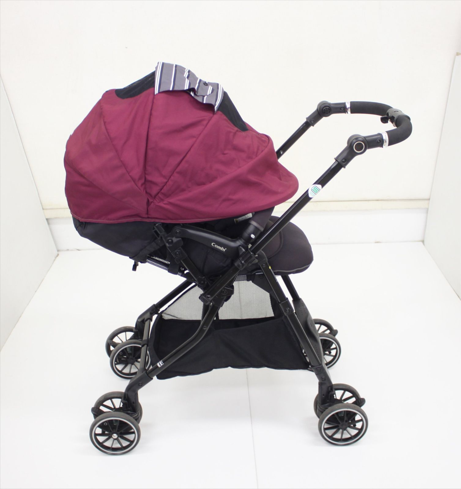 スゴカルα 4キャス compact エッグショック HK ワインレッド WR コンビ 