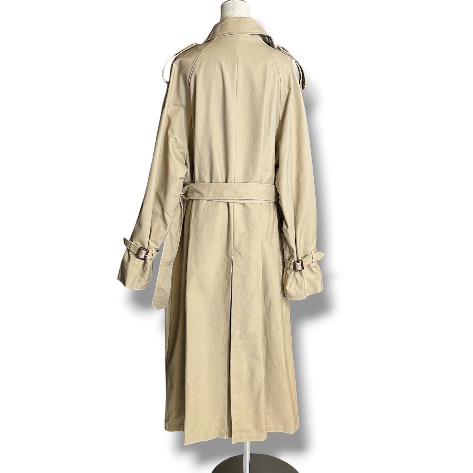 think fur ベージュ トレンチコート　タグ付 THINK FUR シンクファー Oversized Trench Coat オーバーサイズ