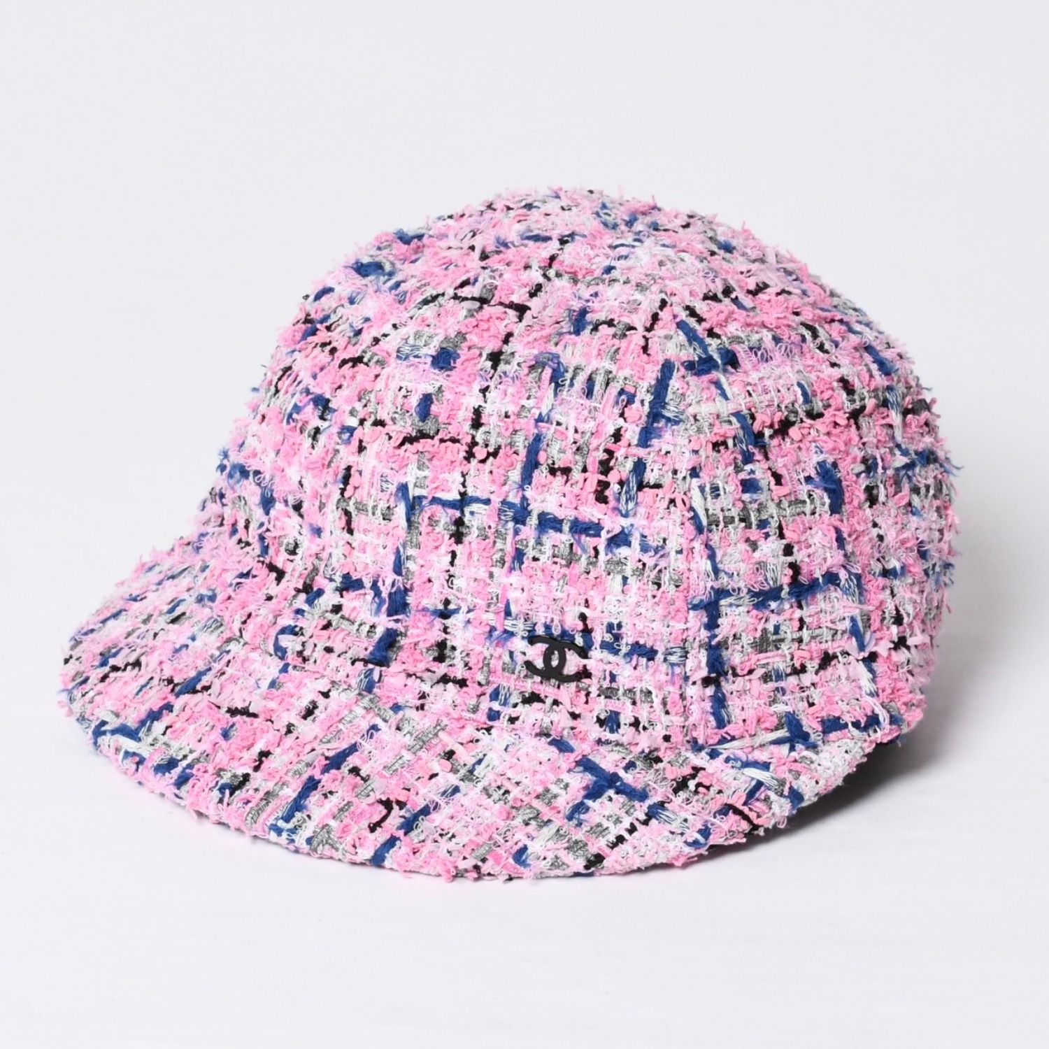 極美品 CHANEL シャネル ツイード キャップ ハット 帽子 AA8985 サイズ 