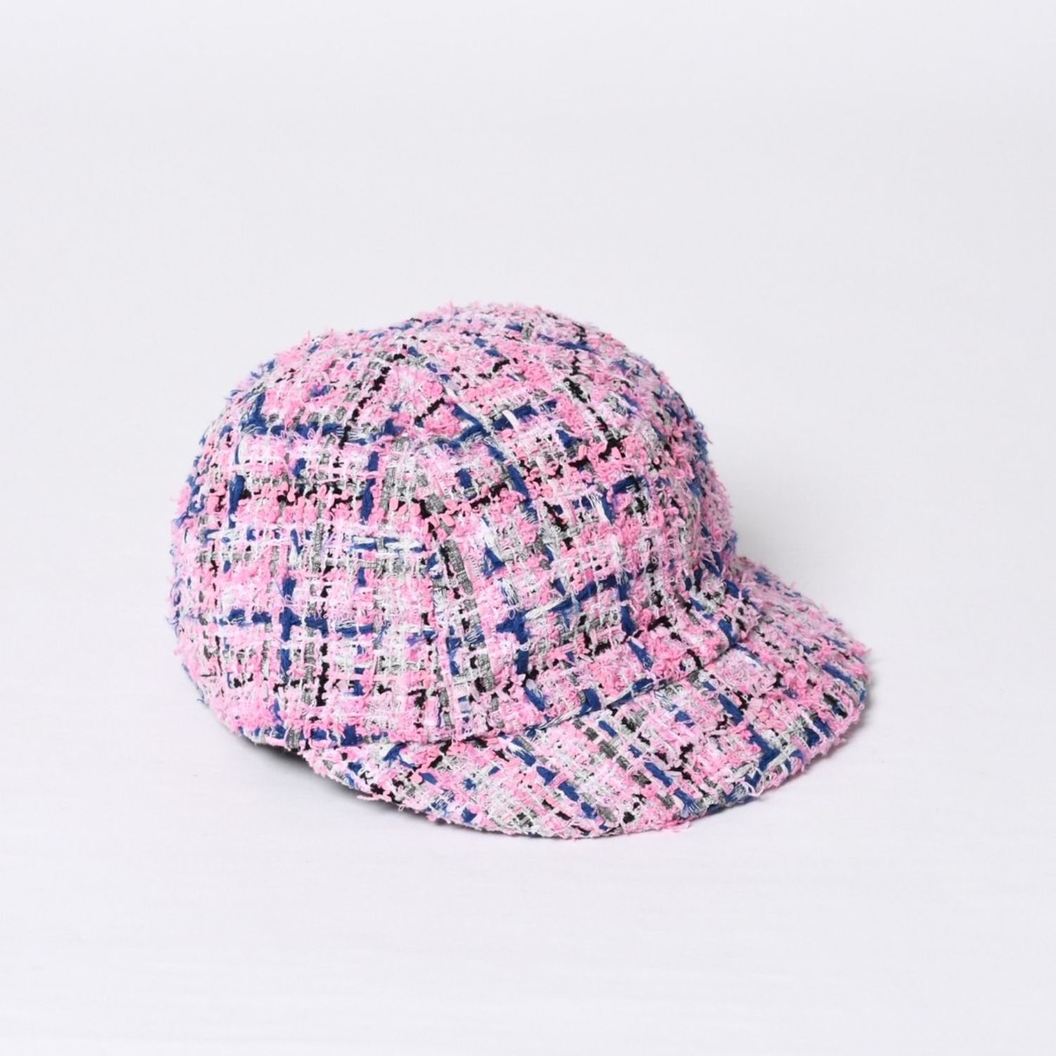 極美品 CHANEL シャネル ツイード キャップ ハット 帽子 AA8985 サイズ 