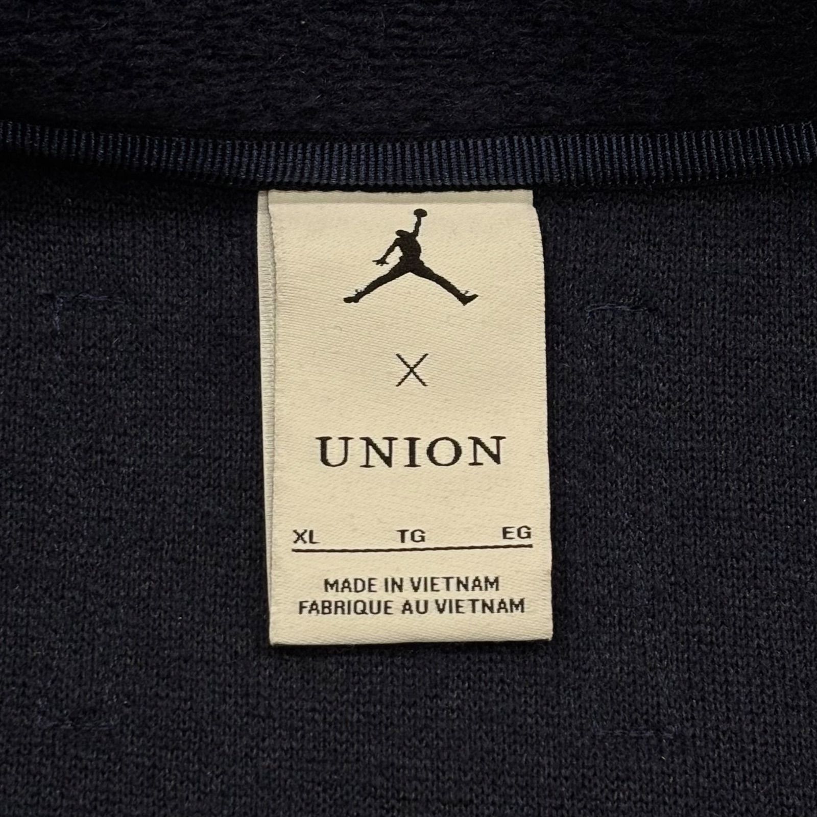 極美品 NIKE JORDAN UNION Track Jacket Navy DV7347-419 XL ナイキ 