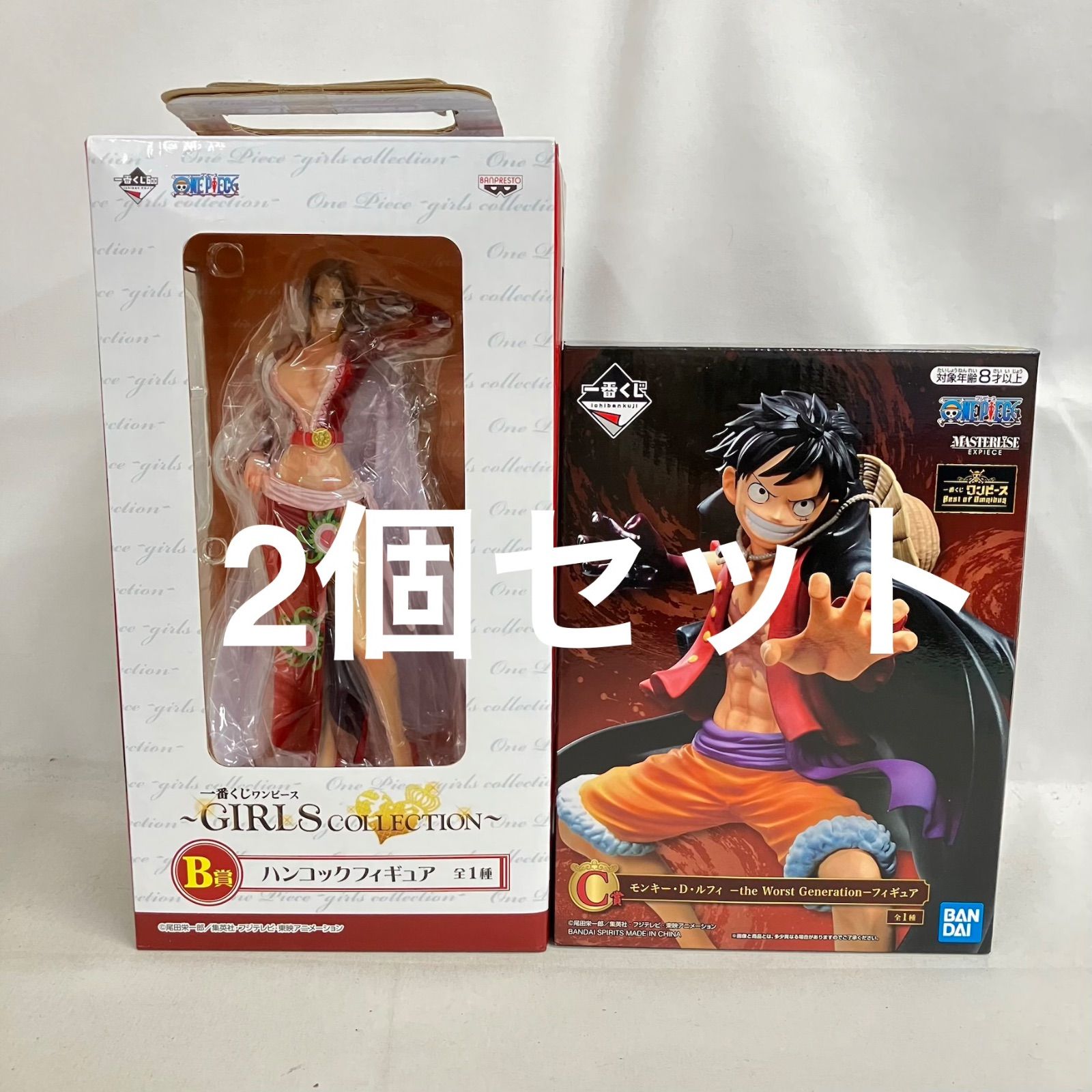 未開封 一番くじ ONE PIECE ワンピース B.C賞 ハンコック ルフィ