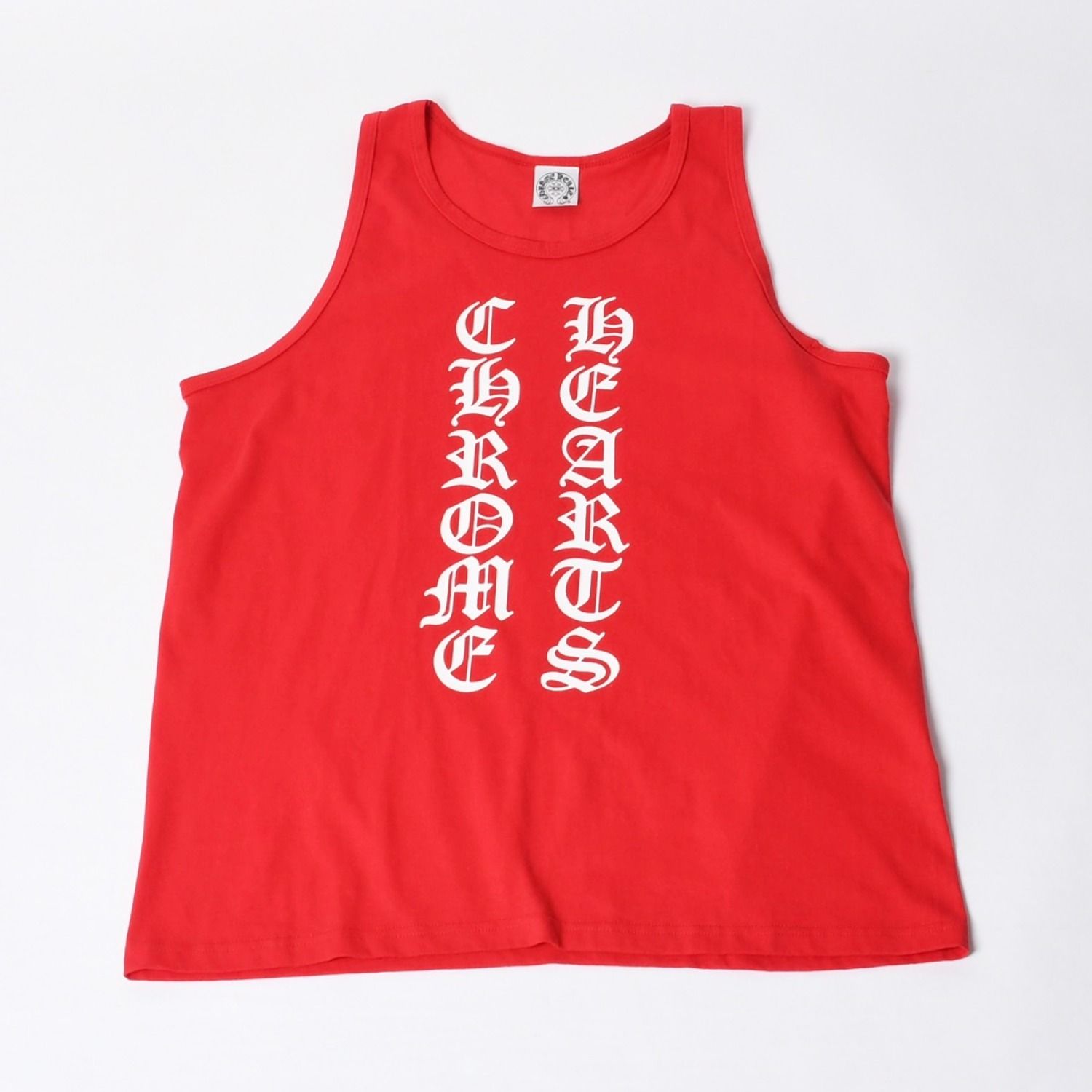 極美品 CHROME HEARTS クロムハーツ スクリプトロゴ レッドカラー ロゴ 