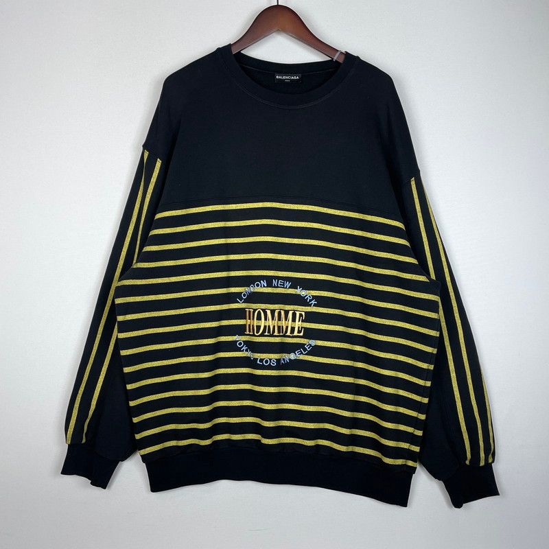 中古品】BALENCIAGA バレンシアガ HOMME OVERSIZED SWEAT 485947 オム