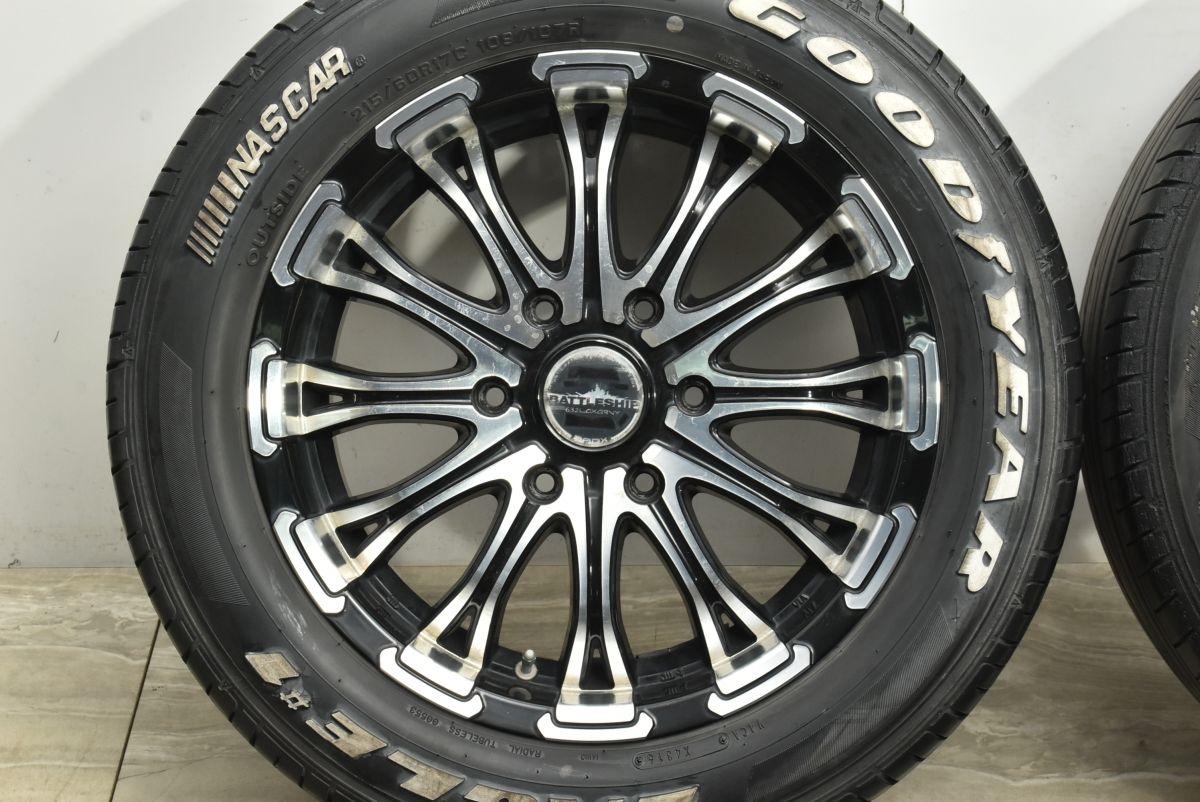 中古美品】ロクサーニ バトルシップ 17インチ PCD139.7×6穴 toyoタイヤ