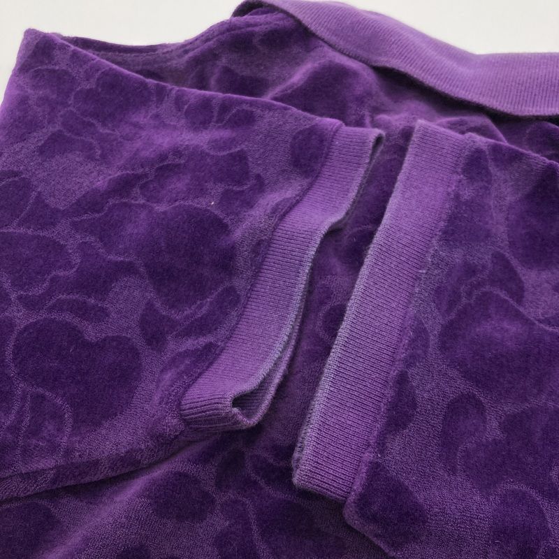 A BATHING APE ア ベイシング エイプ BAPE ベイプカモベロアポロシャツ
