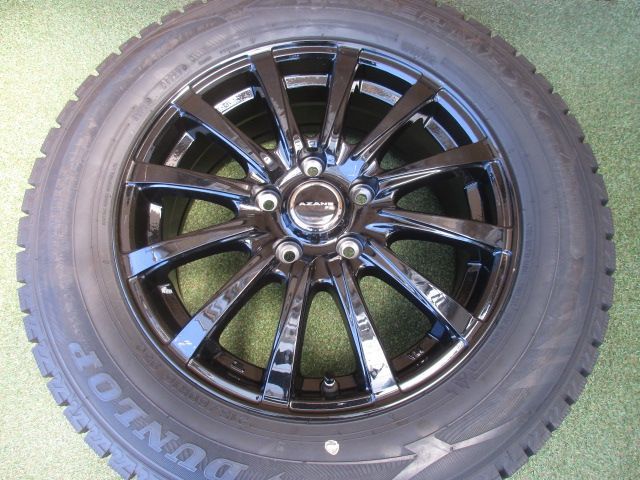 中古】 送料込み AZANE 215/60R16 スタッドレスタイヤ4本SET ヴェゼル 