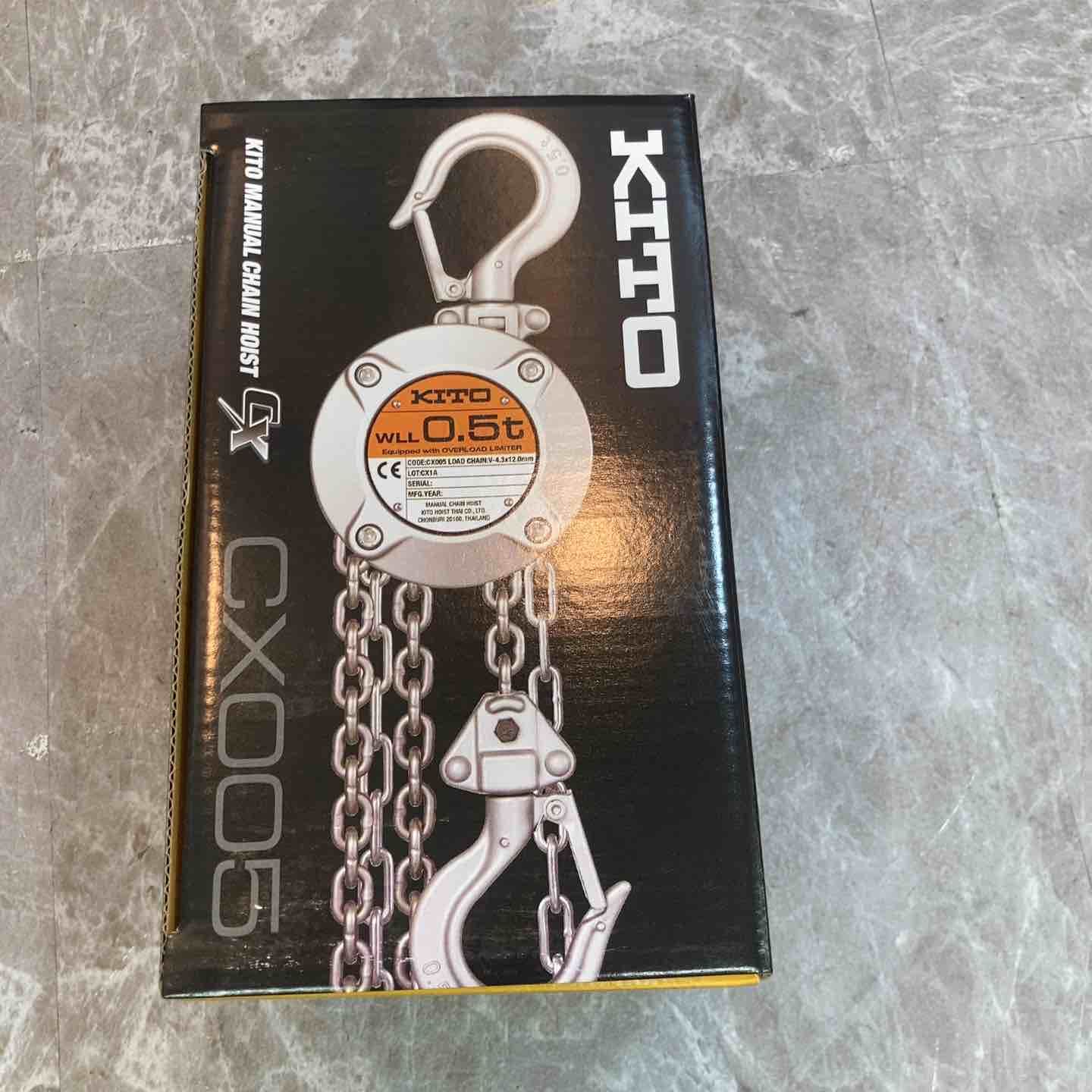 ☆KITO(キトー) チェーンブロック CX005 (CX1A)川崎店 – アクト 【未