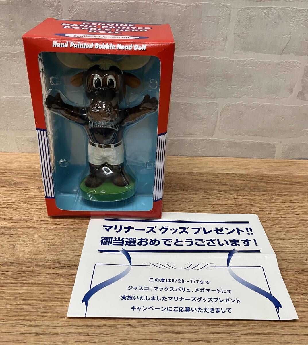 □中古□シアトル・マリナーズ「ボブルヘッド マリナー・ムース」□MLB
