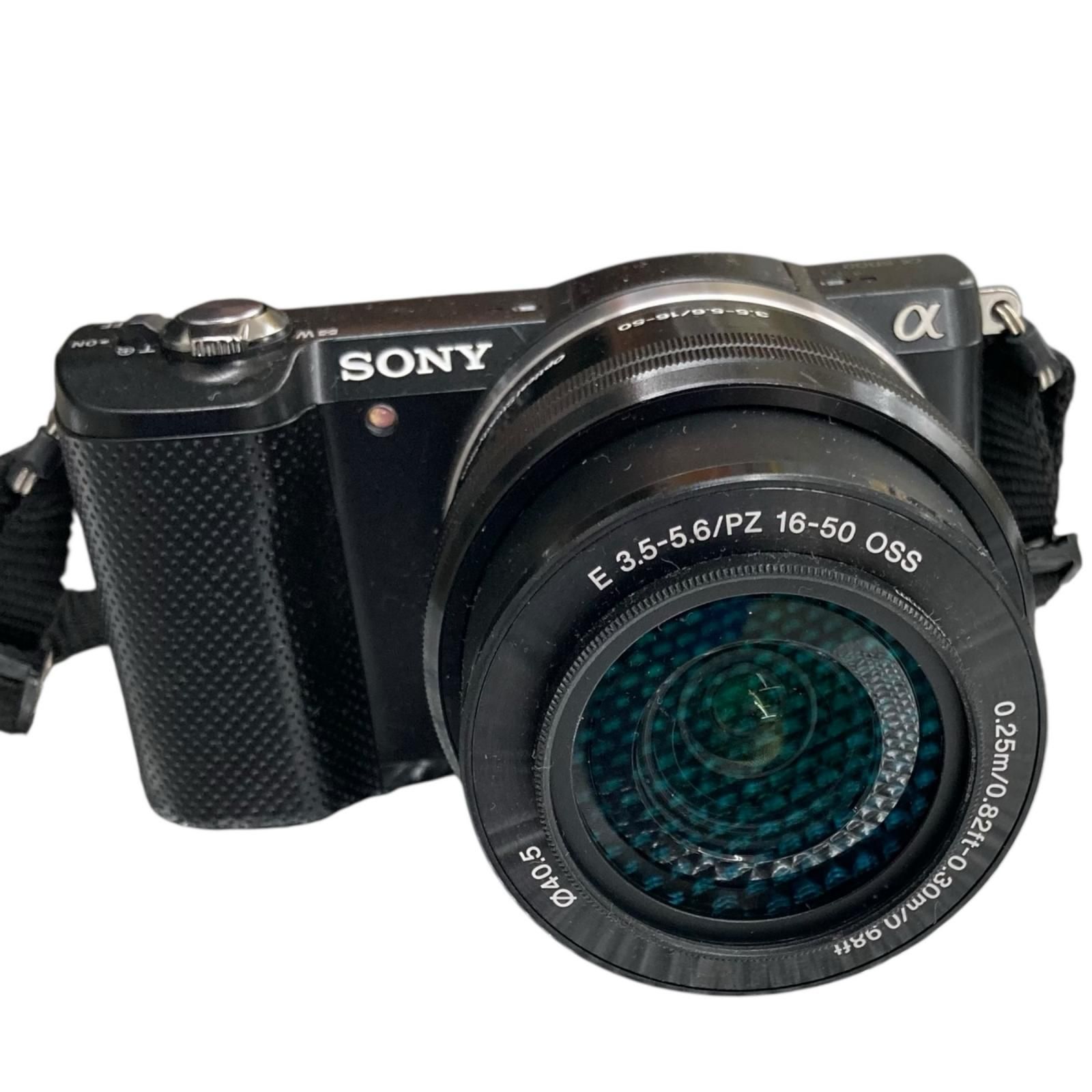 186000 現状品 sonny ソニー デジタル一眼レフカメラ SELP1650 α5000 